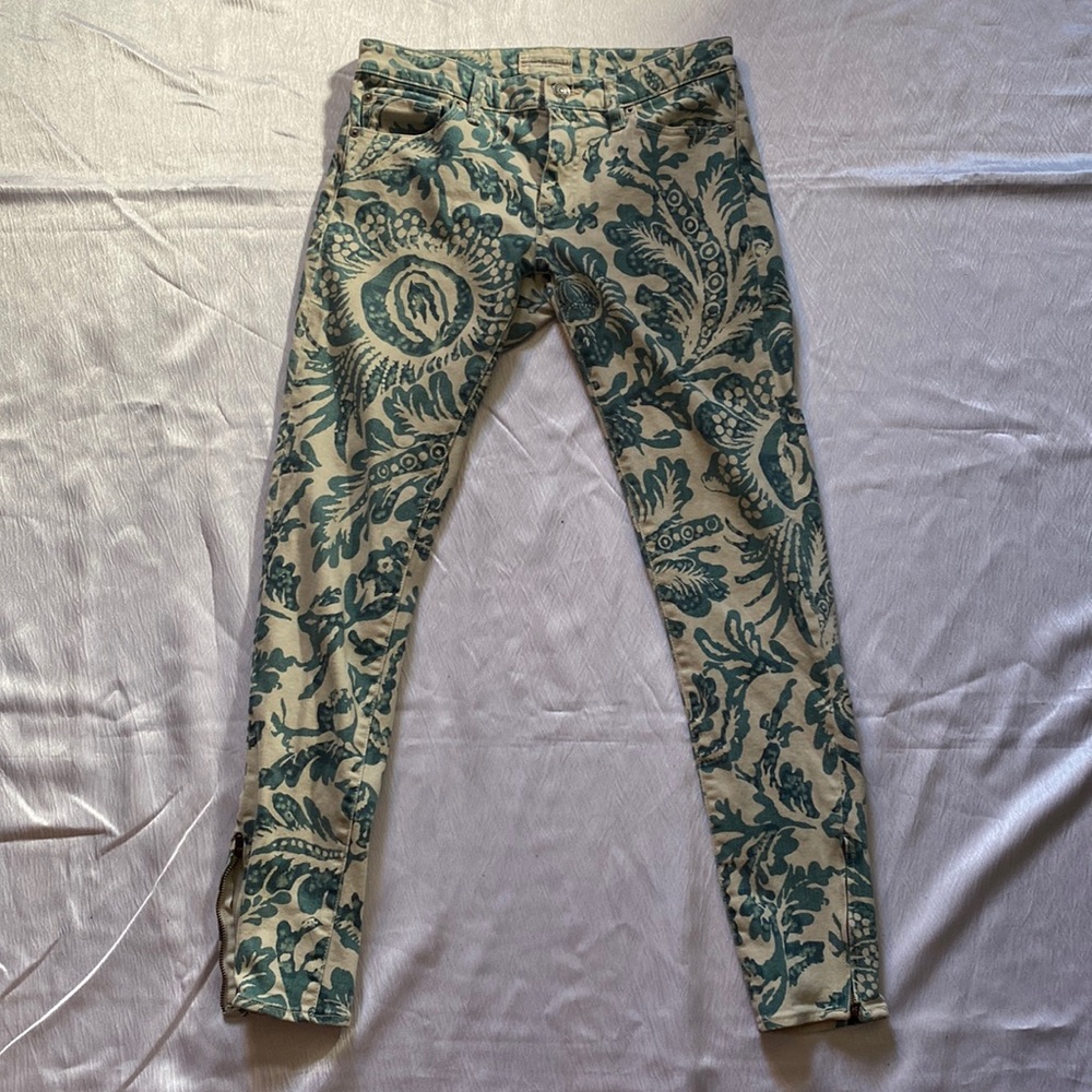 Final sale ⚠️ Ralph Lauren print denim WOMEN jean # 28